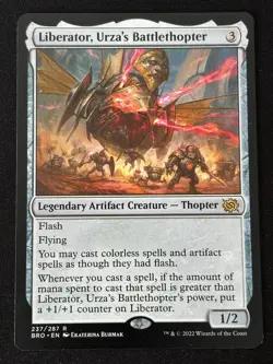 1x MTG Liberator, Urza's Battlethopter - The Brothers' War (BRO) #237 - Magic - Image 3