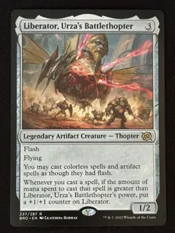 1x MTG Liberator, Urza's Battlethopter - The Brothers' War (BRO) #237 - Magic - Image 5