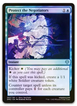 Protect the Negotiators #62 (Foil) (NM) Dominaria United DMU Magic MTG - Image 1