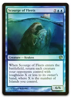 Scourge of Fleets #51 (Foil) (NM) Journey Into Nyx JOU Magic MTG - Image 1