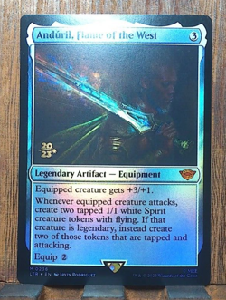 🎇MTG Anduril, Flame of the West FOIL PRERELEASE - Lord of the Rings NM/LP🎇 - Image 1