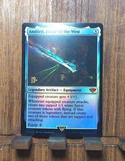 🎇MTG Anduril, Flame of the West FOIL PRERELEASE - Lord of the Rings NM/LP🎇 - Image 2