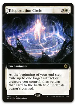 Teleportation Circle (Extended Art) #364 (NM) Forgotten Realms AFR Magic MTG - Image 1