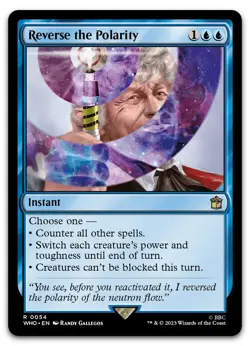 Reverse the Polarity #54 (NM) Doctor Who WHO Magic MTG - Image 1
