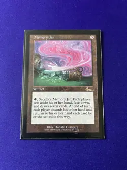Memory Jar Lightly Played #129 Urza's Legacy Regular English MTG Magic - Image 1