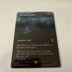 1x The Dead Marshes (Urborg, Tomb of Yawgmoth) (375) ~~ Borderless - Foil NM-Min - Image 1