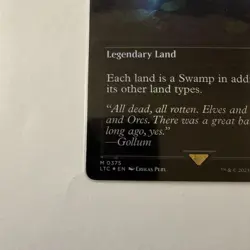 1x The Dead Marshes (Urborg, Tomb of Yawgmoth) (375) ~~ Borderless - Foil NM-Min - Image 5