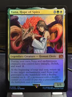 MTG - Yuna, Hope of Spira (0250) Mythic (FOIL) - FINAL FANTASY (FIN) - Image 1