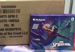 MTG Magic The Gathering Marvel’s Spider-Man Collector Booster Omega SEALED 1 Box - Image 1