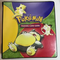 Pokemon TCG 1999 Snorlax 3-Ring Binder - Wizards of the Coast - Vintage Folder - Image 2