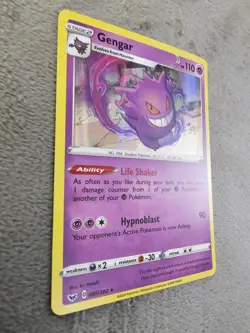 1x Gengar - 085/202 - Holo Rare NM-Mint Pokemon SWSH01 - Sword and Shield Base S - Image 2