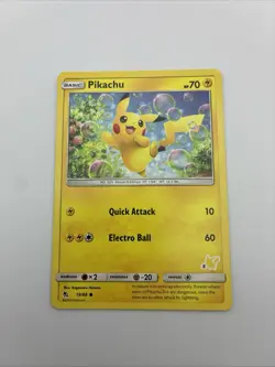 Pikachu 19/68 Hidden Fates Common Pokemon Card NM - Image 1