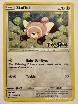 2017 TOYS-R-US Sun & Moon Burning Shadows STUFFUL 110/147 Cosmo Holo - Image 1