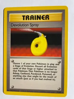 Pokemon TCG - Devolution Spray - 72/102 - Rare - Base Set Unlimited [Light Play] - Image 1