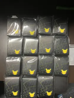 POKEMON CELEBRATIONS ETB EXCLUSIVE CARD SLEEVES (LOT OF 15 PACKS) NEW SEALED - Image 1
