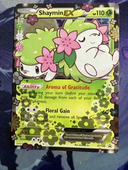 Pokemon TCG Shaymin EX XY 148 Black Star Promo - Generations ETB LP - Image 1