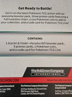 Pokemon TCG: Scarlet & Violet - Paradox Rift Premium Checklane Blister Hydregion - Image 3
