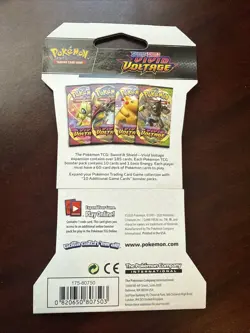Pokemon Sword And Shield Vivid Voltage TCG Booster Pack New Sealed Pikachu Art 820650807503 - Image 2