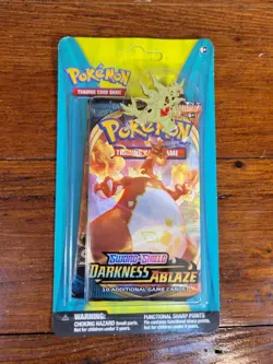 Pokemon DARKNESS ABLAZE & SUN MOON Blister Pack + TYRANITAR PIN FACTORY SEALED ! - Image 3