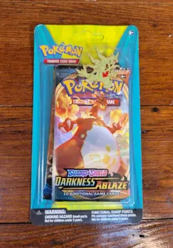 Pokemon DARKNESS ABLAZE & SUN MOON Blister Pack + TYRANITAR PIN FACTORY SEALED ! - Image 5