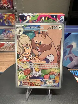 Arven's Greedent 205/182 Pokemon Sv10: Destined Rivals Holo - NM - US Seller - Image 1