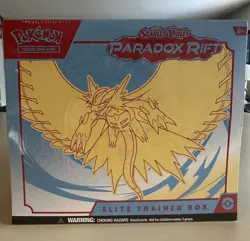 POKEMON Scarlet & Violet Paradox Rift Elite Trainer Box ETB Roaring Moon Sealed - Image 1