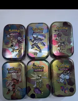 Pokemon TCG 151 Mini Tin Collection Pack of SIX (6) Tins - Image 1