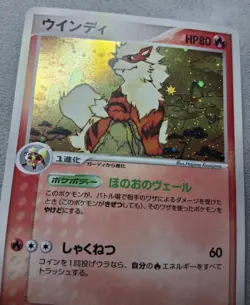 Arcanine 014/080 Holo EX Team Magma VS Team Aqua Japanese (2003) Vintage Pokemon - Image 3