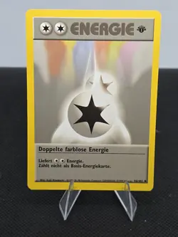 1999 Pokemon GERMAN 1st Edition Double Colorless Energy ( ENERGIE) 96/102 - Image 1