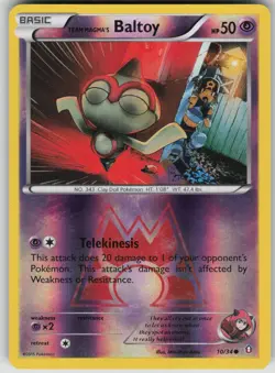 Pokemon TCG Team Magma's Baltoy Common Reverse Holo Double Crisis 10/34 - Image 1