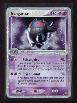 2004 EX Fire Red & Leaf Green Gengar EX Holo Foil 108/112 Rare Pokemon - Image 1