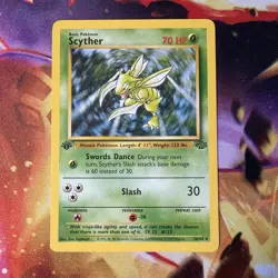 Scyther 26/64 Jungle Regular NM Condition 1st Edition Pokemon TCG - Image 1