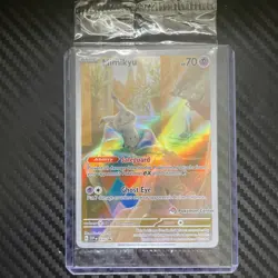 Mimikyu 075 Paldean Fates ETB Pokemon Center Stamped Promo Sealed - Image 1