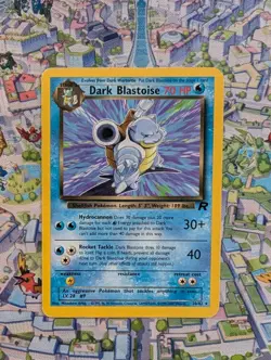 Dark Blastoise 20/82 Non-Holo Rare Team Rocket LP Vintage WOTC - Pokemon TCG - Image 1