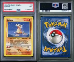 1999 POKEMON JUNGLE CUBONE 50 PSA 9 - Image 3