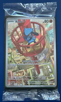 Riolu Black Star Promo Illustration Rare #10 Sealed - Pokemon Mega Evolutions - Image 1