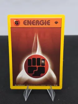 Pokemon TCG - Fighting Energy Energie 1st Edition German Base Set 97/102 LP - Image 1