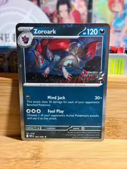 ZOROARK 062/086 S&V White Flare Stamped Cosmos Holo Pokemon TCG Near Mint - Image 1