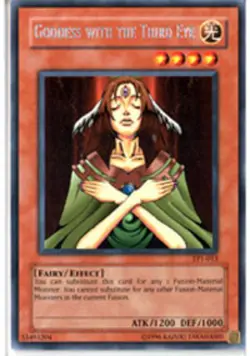 1x (EX) Goddess with the Third Eye - TP1-013 - Rare - Unlimited Edition YuGiOh - Image 1
