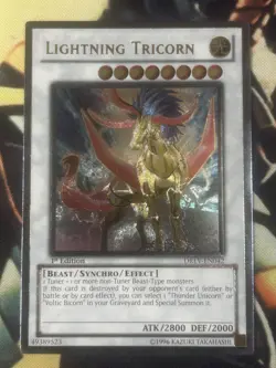 Yugioh: Lightning Tricorn - DREV-EN042 - Ultimate Rare - 1st Edition - NM - Image 1