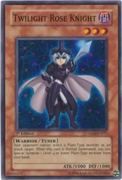 Yugioh! MP Twilight Rose Knight - CRMS-EN011 - Super Rare - Unlimited Edition Mo - Image 1