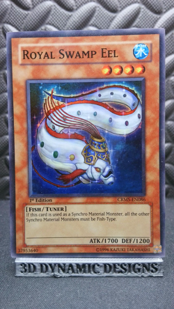 | Yugioh Royal Swamp Eel CRMS-EN086 1st Ed Super Rare Crimson Crisis NM 🔥 | - Image 1