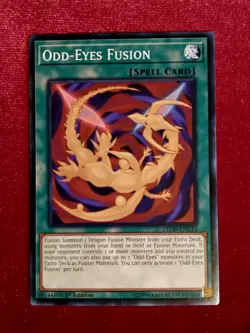 Yu-Gi-Oh! Odd-Eyes Fusion - LEDD-ENC14 1st Edition - Unplayed Mint+ - Image 1