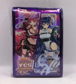 Yu-Gi-Oh 100 Sleeves Card Protector Evil Twin Ki-sikil Lil-La YCSJ 2023 Tokyo - Image 1