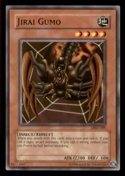 Yugioh Jirai Gumo #MRD-089 Metal Raiders LP - Image 1