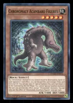 Yu-gi-oh Chronomaly Acambaro Figures #DAMA-EN014 Dawn of Majesty LP - Image 1