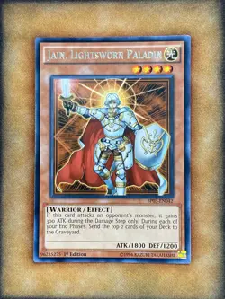 Yugioh Jain, Lightsworn Paladin BP03-EN042 Rare 1st Ed NM - Image 1