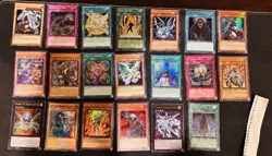 Vintage Yugioh Trading Card Lot 1996 Mixed Conditions MIXED LOT 20 cards - Image 1