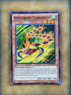 Yugioh Speedroid Terrortop SP17-EN022 Starfoil Common 1st Ed LP - Image 1
