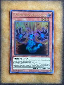 Yugioh The Phantom Knights of Ragged Gloves BROL-EN079 Ultra Rare 1st Ed NM - Image 1